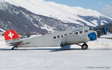 Junkers Ju-52/3M 4GE | HB-HOP | Ju-Air | SAMEDAN (LSZS/SMV) 09.02.2003