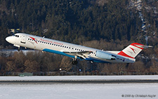Fokker 100 | OE-LVE | Austrian Arrows | INNSBRUCK-KRANEBITTEN (LOWI/INN) 05.02.2005