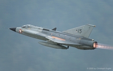 SAAB 35Oe Draken | 15 | Austrian Air Force | ZELTWEG (LOXZ/---) 25.06.2005