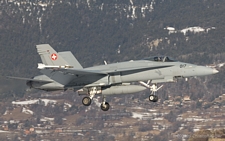 McDonnell Douglas F/A-18C Hornet | J-5017 | Swiss Air Force | SION (LSGS/SIR) 25.01.2006