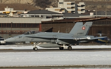 McDonnell Douglas F/A-18C Hornet | J-5017 | Swiss Air Force | SION (LSGS/SIR) 25.01.2006