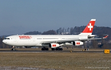 Airbus A340-313X | HB-JMF | Swiss International Air Lines | Z&UUML;RICH (LSZH/ZRH) 11.02.2006