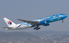 Boeing 777-2H6ER | 9M-MRD | Malaysia Airlines  |  Blue Haliconia c/s | Z&UUML;RICH (LSZH/ZRH) 19.03.2006