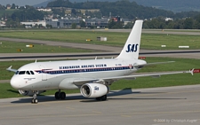Airbus A319-131 | OY-KBO | SAS Scandinavian Airlines System | Z&UUML;RICH (LSZH/ZRH) 09.09.2006
