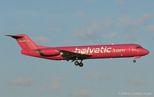 Fokker 100 | HB-JVG | Helvetic Airways | Z&UUML;RICH (LSZH/ZRH) 03.12.2006