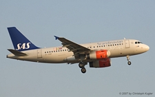 Airbus A319-132 | OY-KBP | SAS Scandinavian Airlines System | FRANKFURT (EDDF/FRA) 02.04.2007