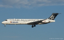 McDonnell Douglas MD-87 | EC-JYD | Spanair  |  Star Alliance c/s | MADRID-BARAJAS (LEMD/MAD) 13.01.2007