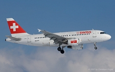 Airbus A319-112 | HB-IPT | Swiss International Air Lines | Z&UUML;RICH (LSZH/ZRH) 26.01.2007