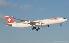 Airbus A340-313X | HB-JME | Swiss International Air Lines | Z&UUML;RICH (LSZH/ZRH) 26.01.2007