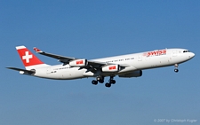 Airbus A340-313X | HB-JMI | Swiss International Air Lines | Z&UUML;RICH (LSZH/ZRH) 15.02.2007