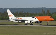 Boeing 757-23A | TF-FID | TNT Airways | OSLO GARDERMOEN (ENGM/OSL) 06.06.2008