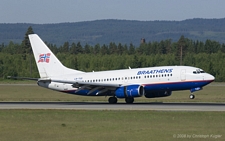 Boeing 737-705 | LN-TUD | Braathens | OSLO GARDERMOEN (ENGM/OSL) 06.06.2008
