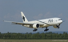 Boeing 777-240ER | AP-BGJ | PIA Pakistan International Airlines | OSLO GARDERMOEN (ENGM/OSL) 07.06.2008