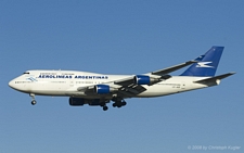 Boeing 747-475 | LV-AXF | Aerolineas Argentinas | MADRID-BARAJAS (LEMD/MAD) 19.01.2008