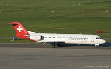 Fokker 100 | HB-JVG | Helvetic Airways | Z&UUML;RICH (LSZH/ZRH) 10.08.2008