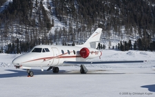 Dassault Falcon 100 | VP-BAF | untitled (Laret Aviation) | SAMEDAN (LSZS/SMV) 16.02.2008