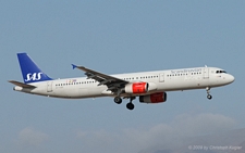 Airbus A321-232 | OY-KBE | SAS Scandinavian Airlines System | LAS PALMAS / GANDO (GCLP/LPA) 09.09.2009
