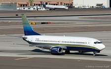 Boeing 737-48E | N752MA | Miami Air International | PHOENIX SKY HARBOUR INTL (KPHX/PHX) 14.10.2009