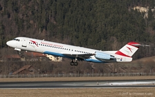 Fokker 100 | OE-LVF | Austrian Arrows | INNSBRUCK-KRANEBITTEN (LOWI/INN) 10.01.2009