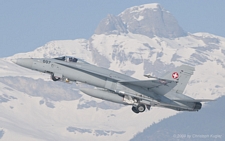 McDonnell Douglas F/A-18C Hornet | J-5007 | Swiss Air Force | SION (LSGS/SIR) 31.01.2009