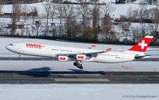 Airbus A340-313X | HB-JMC | Swiss International Air Lines | Z&UUML;RICH (LSZH/ZRH) 30.01.2010