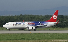 Boeing 737-8F2 | TC-JHF | Turkish Airlines  |  2010 FIBA World Championship sticker | Z&UUML;RICH (LSZH/ZRH) 22.08.2010
