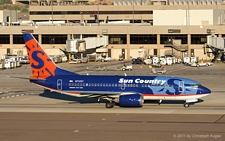 Boeing 737-7Q8 | N712SY | Sun Country Airlines | PHOENIX SKY HARBOUR INTL (KPHX/PHX) 17.10.2011