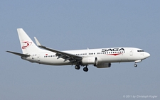 Boeing 737-86J | TC-SGI | Saga Airlines | Z&UUML;RICH (LSZH/ZRH) 12.02.2011
