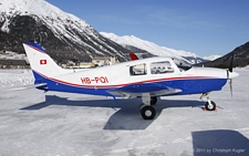 Piper PA-28 Warrior II | HB-PQI | Fliegerschule Birrfeld | SAMEDAN (LSZS/SMV) 05.02.2011