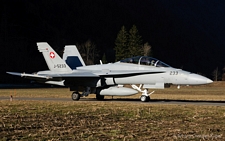 McDonnell Douglas F/A-18D Hornet | J-5233 | Swiss Air Force | MEIRINGEN (LSMM/---) 14.03.2012