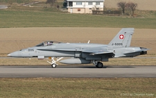 McDonnell Douglas F/A-18C Hornet | J-5005 | Swiss Air Force | PAYERNE (LSMP/---) 15.03.2012
