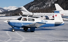 Mooney M.20J | HB-DIH | private | SAMEDAN (LSZS/SMV) 14.01.2012