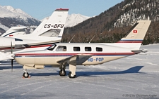 Piper PA-46 Malibu Mirage | HB-POP | private | SAMEDAN (LSZS/SMV) 14.01.2012