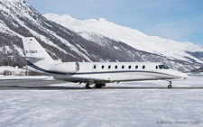 Cessna 680 Citation Sovereign | D-CBAY | untitled (Eisele Flugdienst ) | SAMEDAN (LSZS/SMV) 29.12.2012