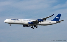 Airbus A340-313X | LV-BIT | Aerolineas Argentinas | BARCELONA (LEBL/BCN) 12.01.2013