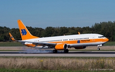 Boeing 737-8K5 | D-ATUF | TUIfly  |  Hapag-Lloyd Retro c/s | BASLE (LFSB/BSL) 03.09.2013