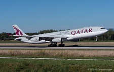 Airbus A340-313X | A7-AAH | Qatar Amiri Flight | BASLE (LFSB/BSL) 03.09.2013