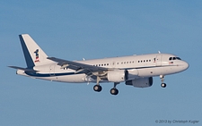 Airbus A319-115X | 9M-NAA | Malaysian Air Force | Z&UUML;RICH (LSZH/ZRH) 23.01.2013