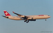 Airbus A340-313X | HB-JME | Swiss International Air Lines | Z&UUML;RICH (LSZH/ZRH) 17.06.2013