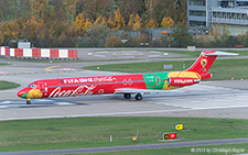 McDonnell Douglas MD-83 | OY-RUE | Danish Air Transport  |  2014 FIFA World Cup Brazil c/s | Z&UUML;RICH (LSZH/ZRH) 09.11.2013