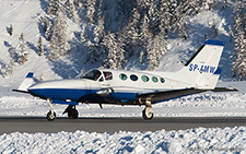 Cessna 414A | SP-AMW | untitled | SAMEDAN (LSZS/SMV) 30.12.2013