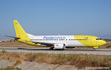 Boeing 737-4Q8 | EI-ELZ | Mistral Air | RHODOS - DIAGORAS (LGRP/RHO) 20.09.2014
