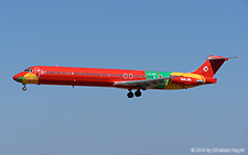 McDonnell Douglas MD-83 | OY-RUE | Danish Air Transport | RHODOS - DIAGORAS (LGRP/RHO) 20.09.2014