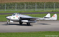 De Havilland DH.100 Vampire FB.6 | HB-RVN | private | PAYERNE (LSMP/---) 01.09.2014