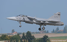 JAS-39C Gripen | 39229 | Royal Swedish Air Force | PAYERNE (LSMP/---) 05.09.2014