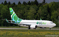 Boeing 737-752 | HB-JJH | ECAir - Equatorial Congo Airlines | Z&UUML;RICH (LSZH/ZRH) 17.05.2014