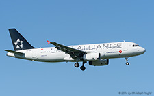 Airbus A320-232 | TC-JPE | Turkish Airlines  |  Star Alliance c/s | Z&UUML;RICH (LSZH/ZRH) 18.05.2014
