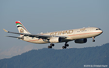 Airbus A330-343E | A6-AFE | Etihad Airways | Z&UUML;RICH (LSZH/ZRH) 07.06.2014