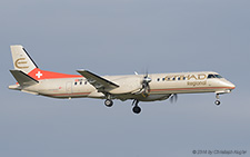 SAAB 2000 | HB-IZZ | Etihad Regional | Z&UUML;RICH (LSZH/ZRH) 24.12.2014