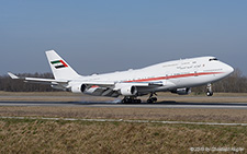 Boeing 747-422 | A6-MMM | Dubai Airwing | BASLE (LFSB/BSL) 17.03.2015